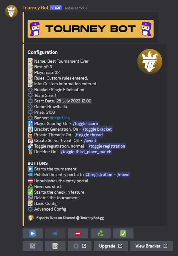 1 Tournament Schedule Maker & Registration App