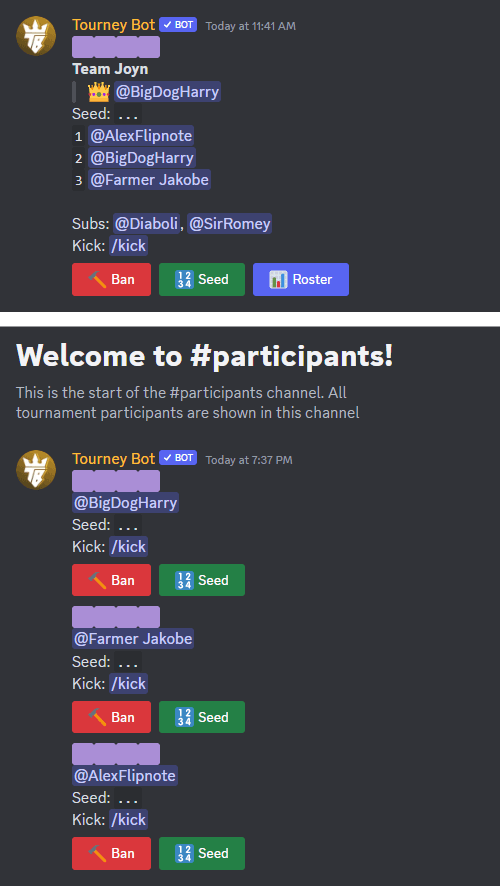 Tournament Manager on X: New update #discordbot #bot #discord #tournament   / X